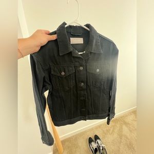 Everlane Black Jean Jacket (S)